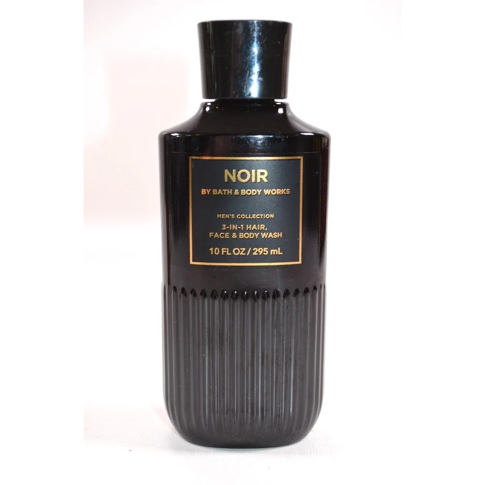 Bath & Body Works Noir Men's Collection 3-in-1 Hair Face Body Wash 10 oz NEW